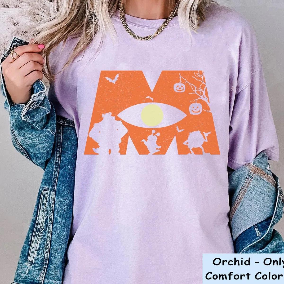 Monsters Inc Character Silhouette Halloween Shirt 5