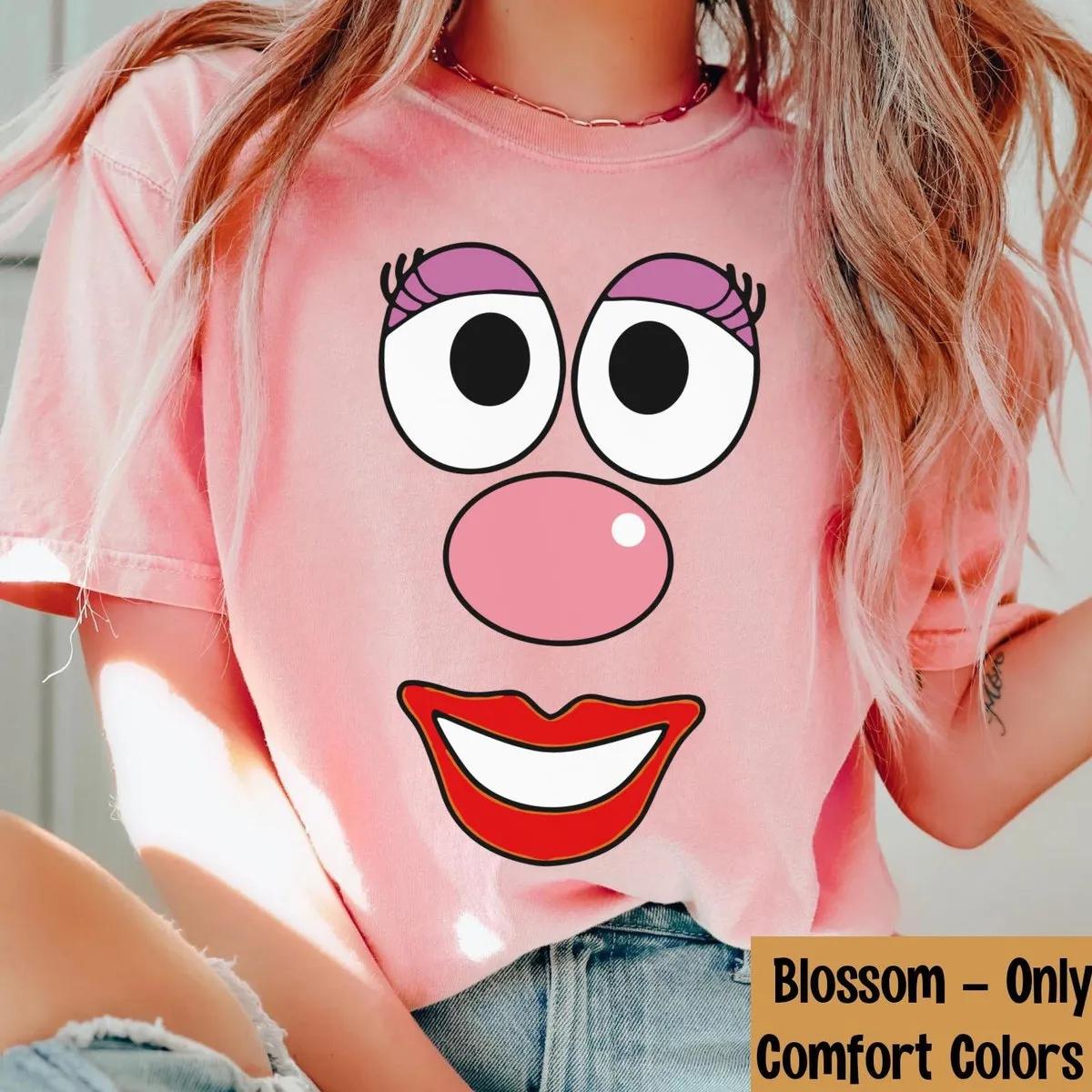 Mr And Mrs Potato Head Big Face Costume Halloween Shirt 3