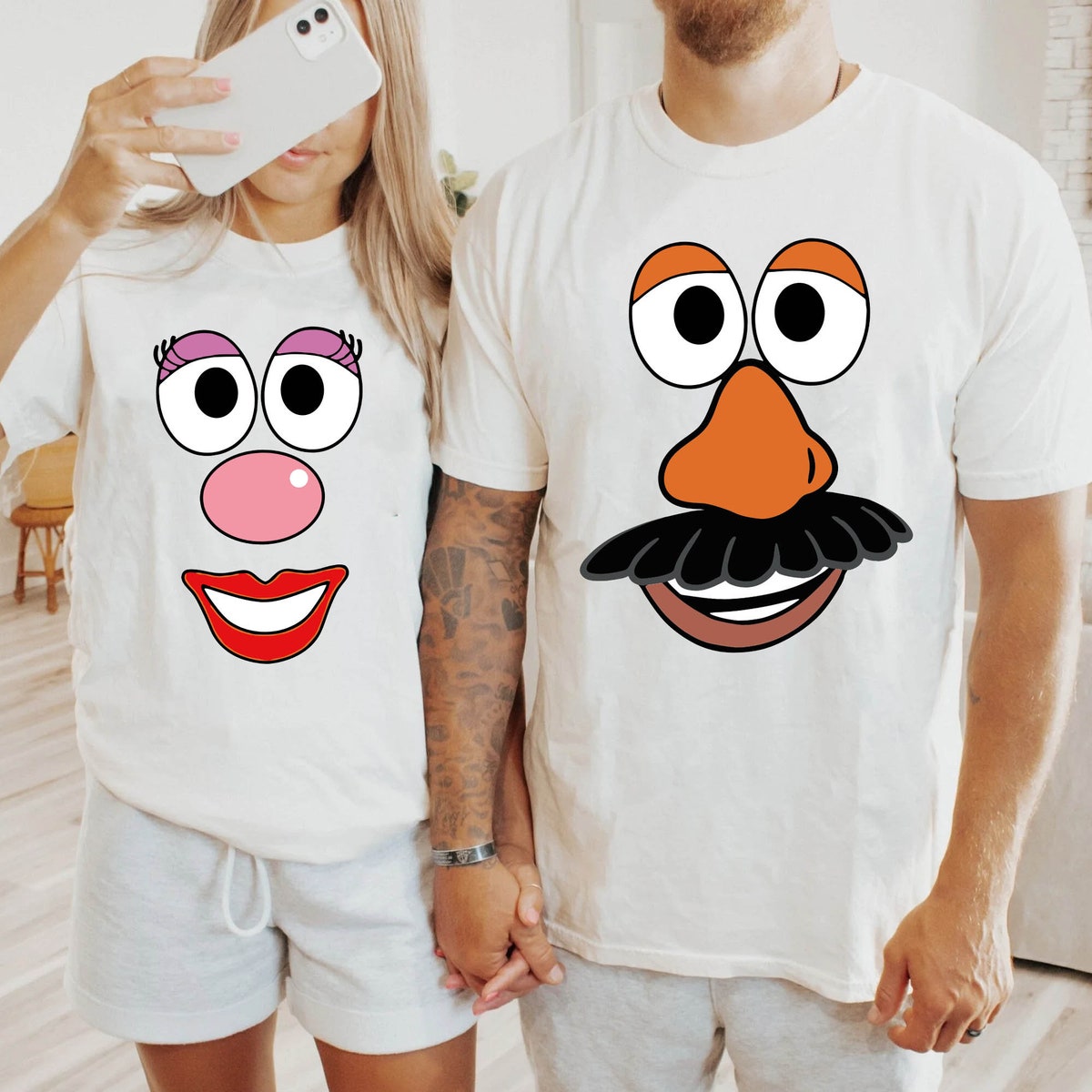 Mr And Mrs Potato Head Big Face Costume Shirt 1 1