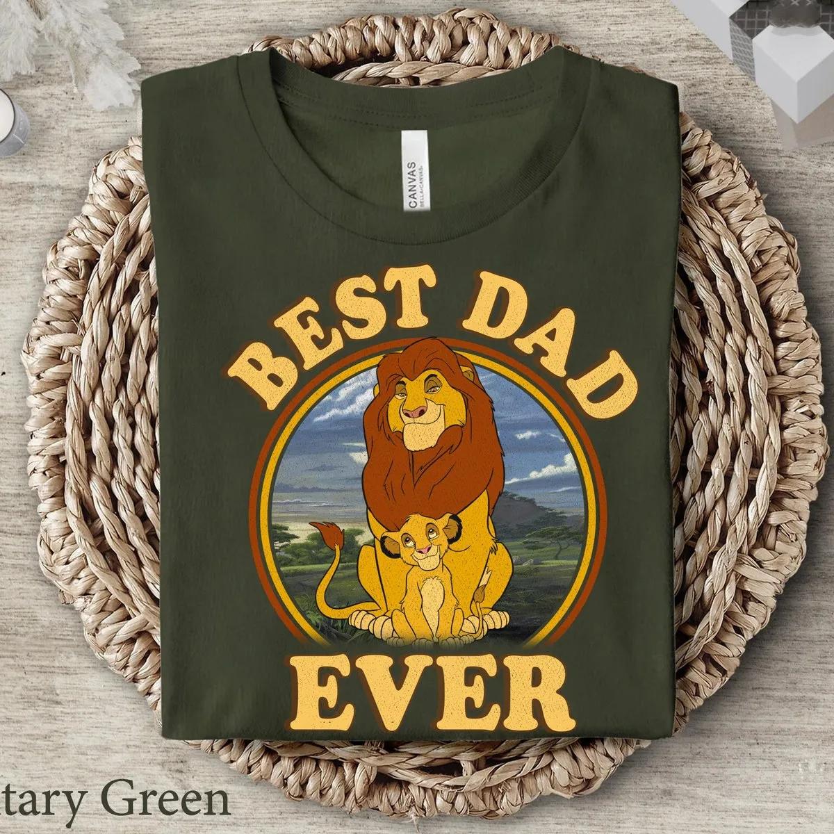 Mufasa Best Dad Ever Disney Father Shirt 2