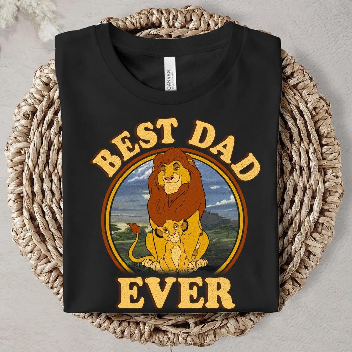 Mufasa Best Dad Ever Disney Father Shirt 3