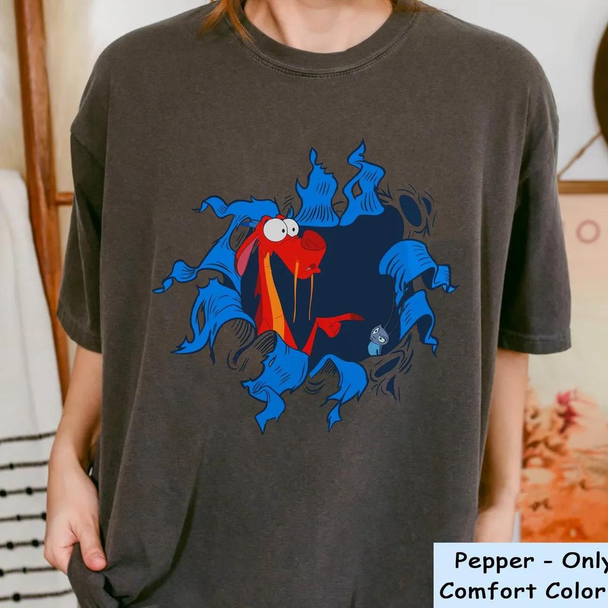 Mushu Crikee Disney Shirt 3