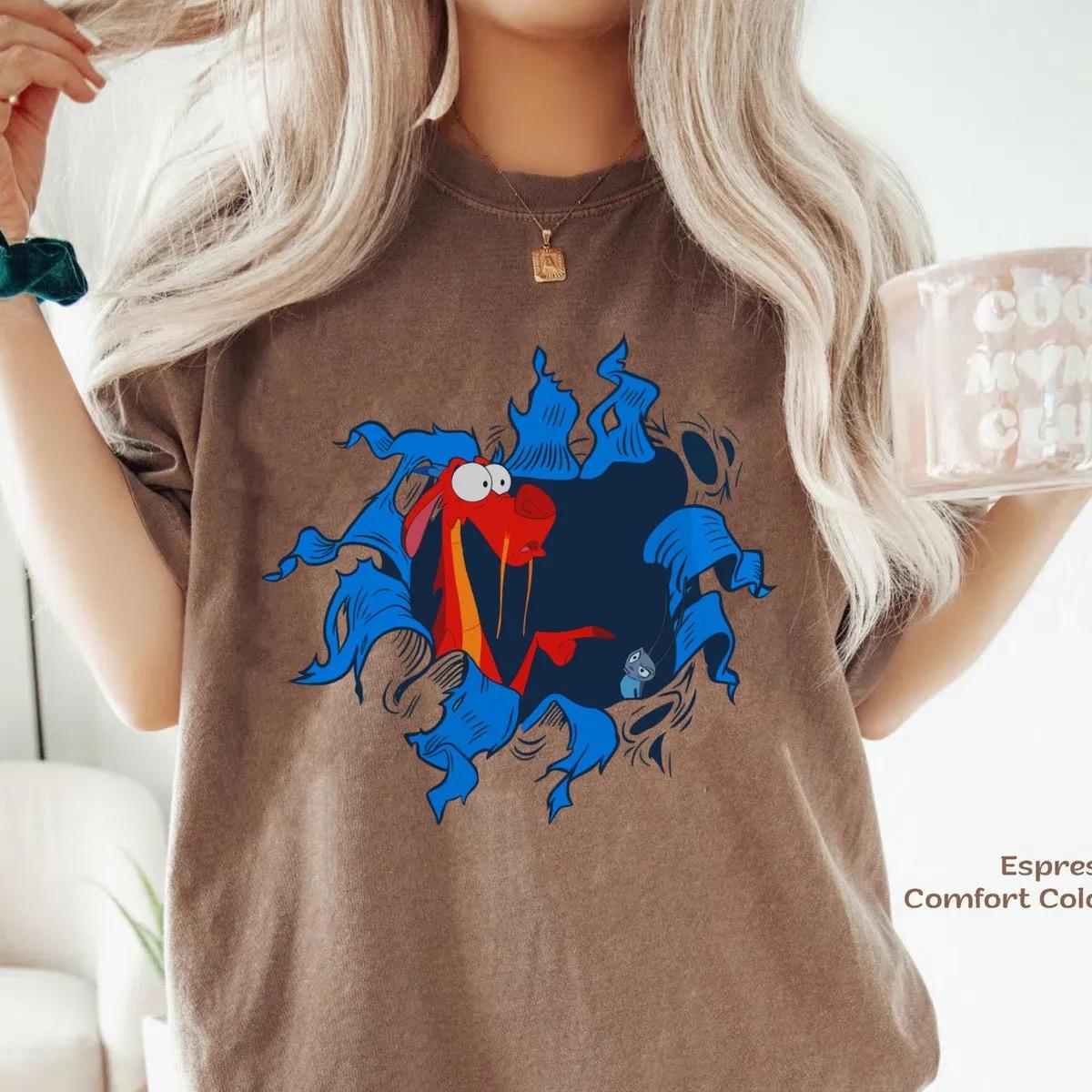 Mushu Crikee Disney Shirt 4