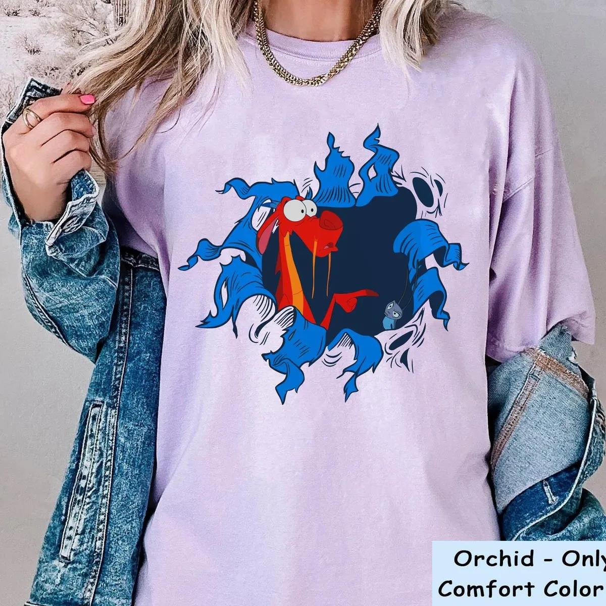 Mushu Crikee Disney Shirt 5