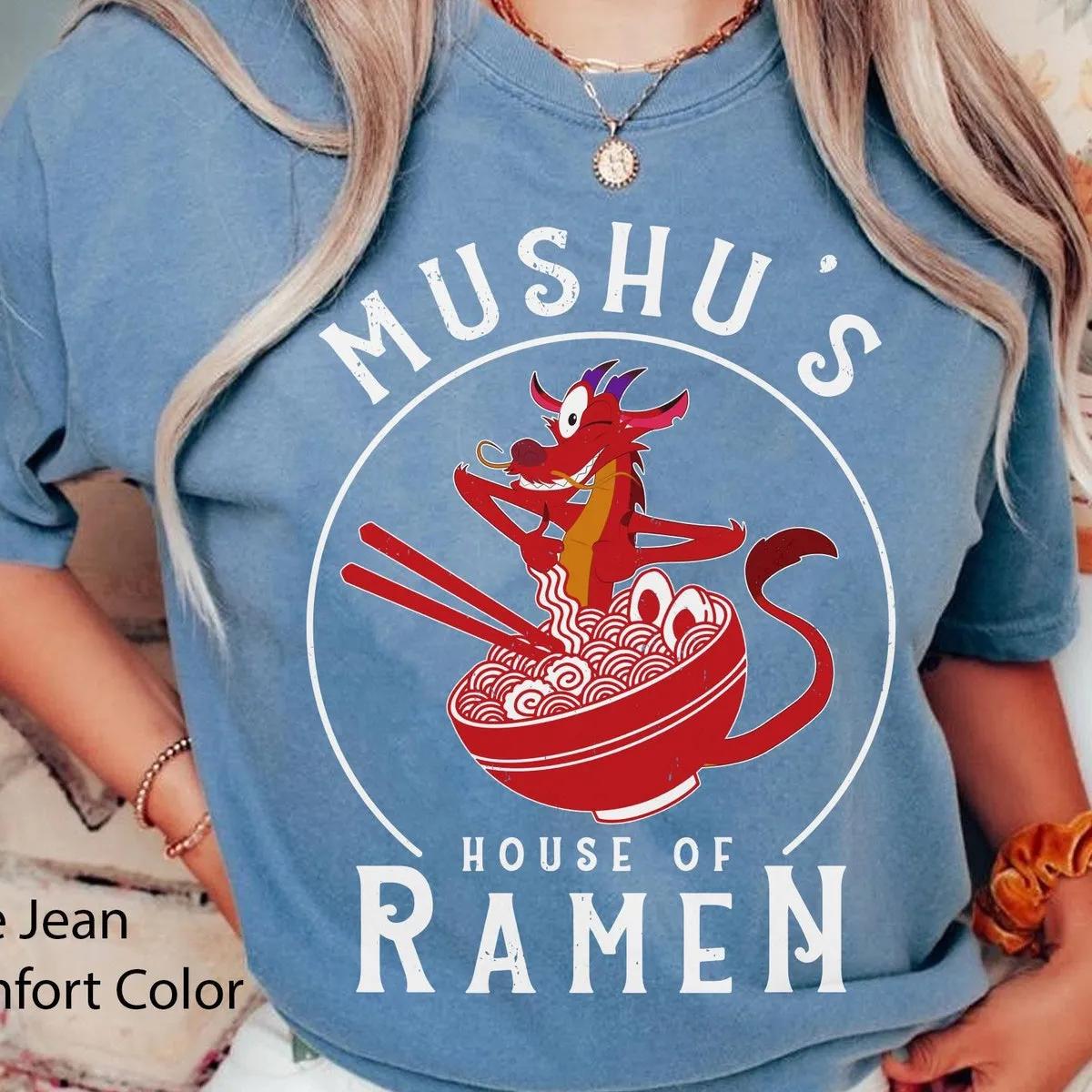 Mushus House Of Ramen Shirt Mulan Mushu Shirt 4