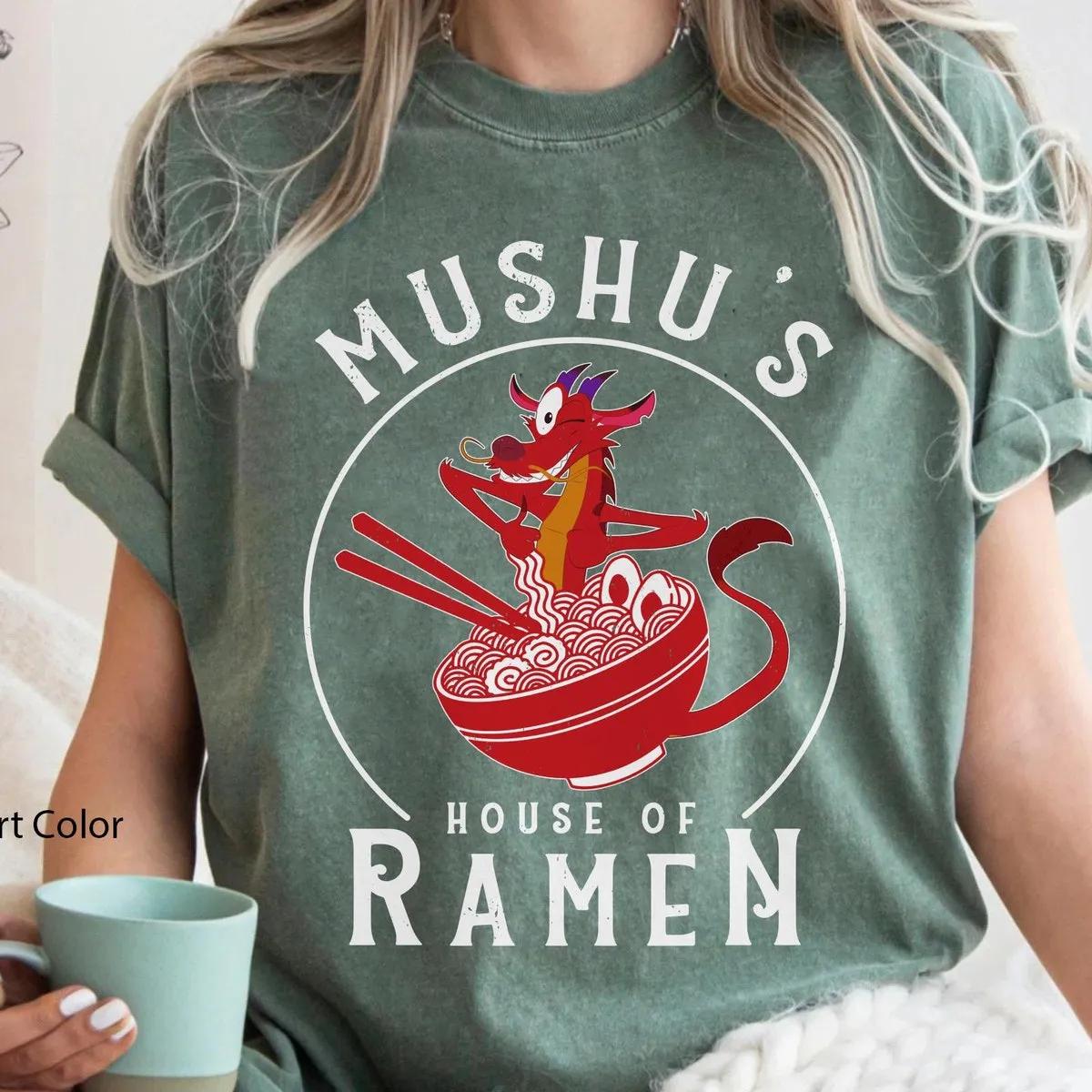 Mushus House Of Ramen Shirt Mulan Mushu Shirt 6