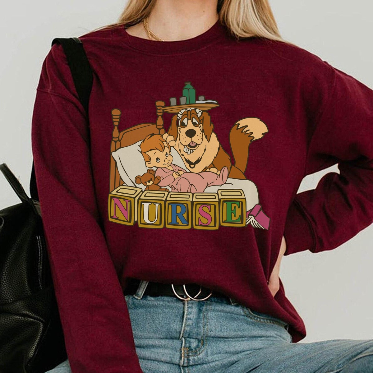 Nana Dog Nurse Disney Shirt 3 1