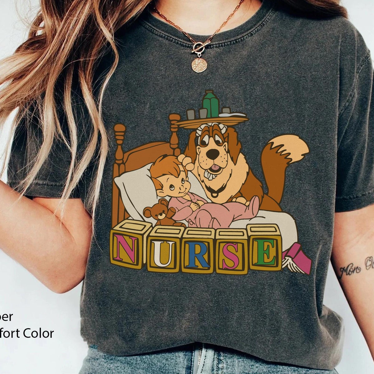 Nana Dog Nurse Disney Shirt 5 1