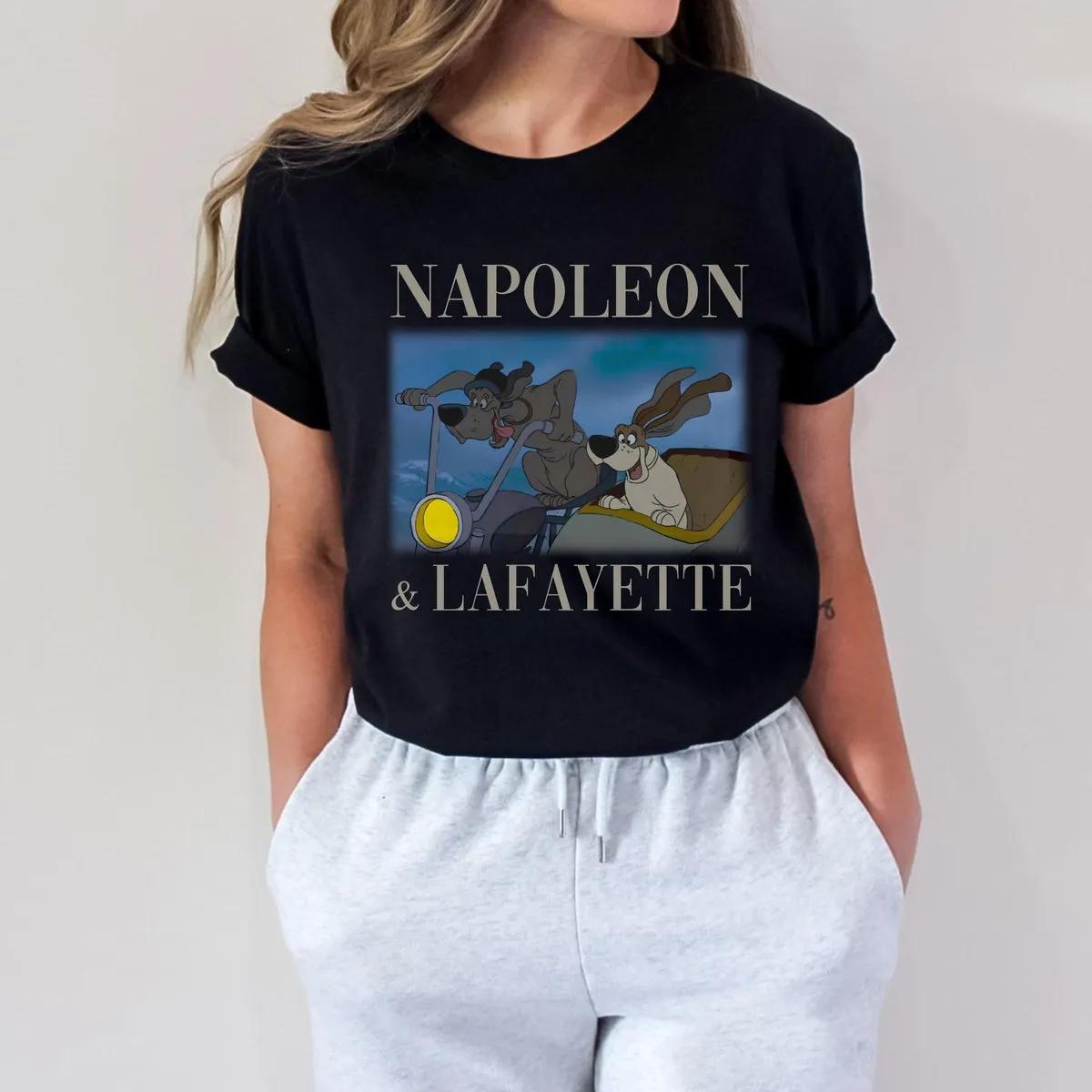 Napoleon And Lafayette The Aristocats 1970 Graphic Shirt 2