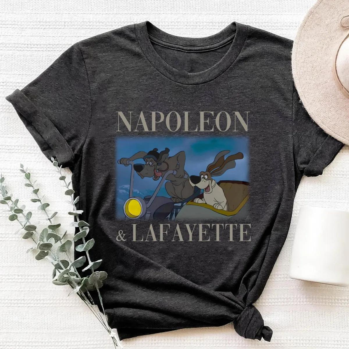 Napoleon And Lafayette The Aristocats 1970 Graphic Shirt 3