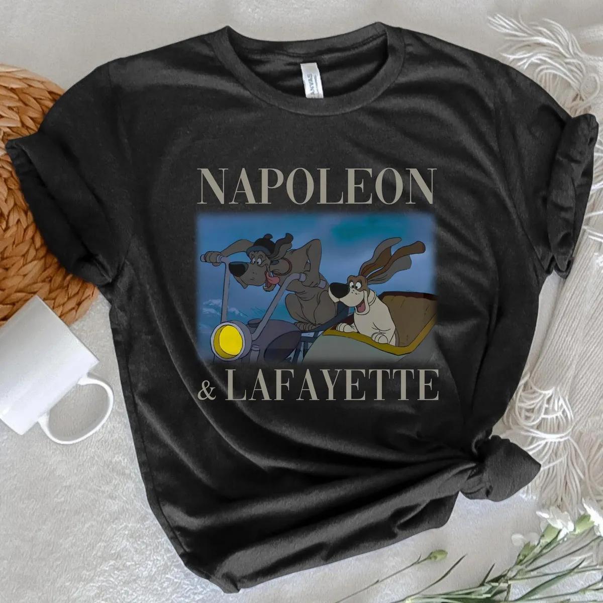 Napoleon And Lafayette The Aristocats 1970 Graphic Shirt 5