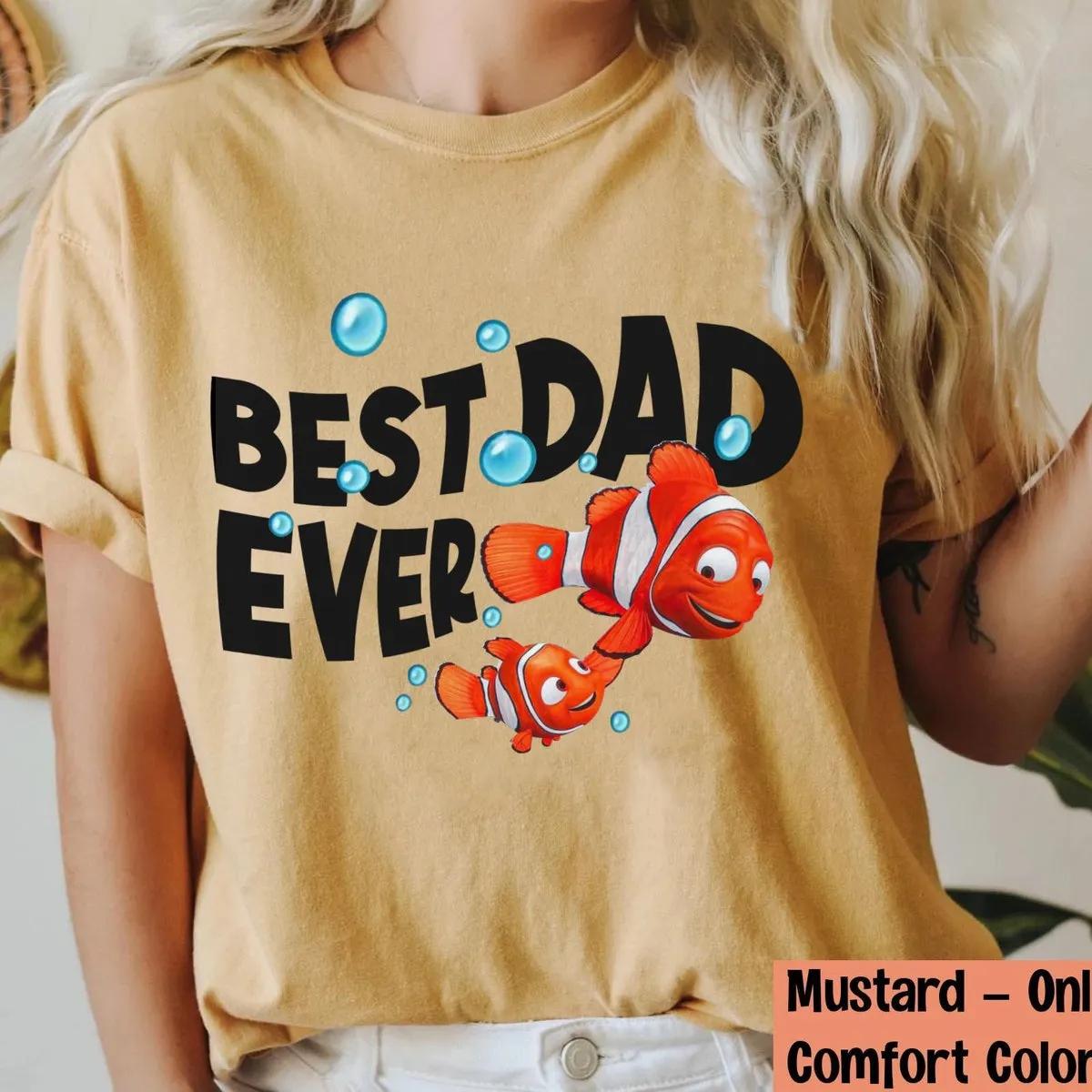 Nemo and Marlin Best Dad Ever Shirt 4