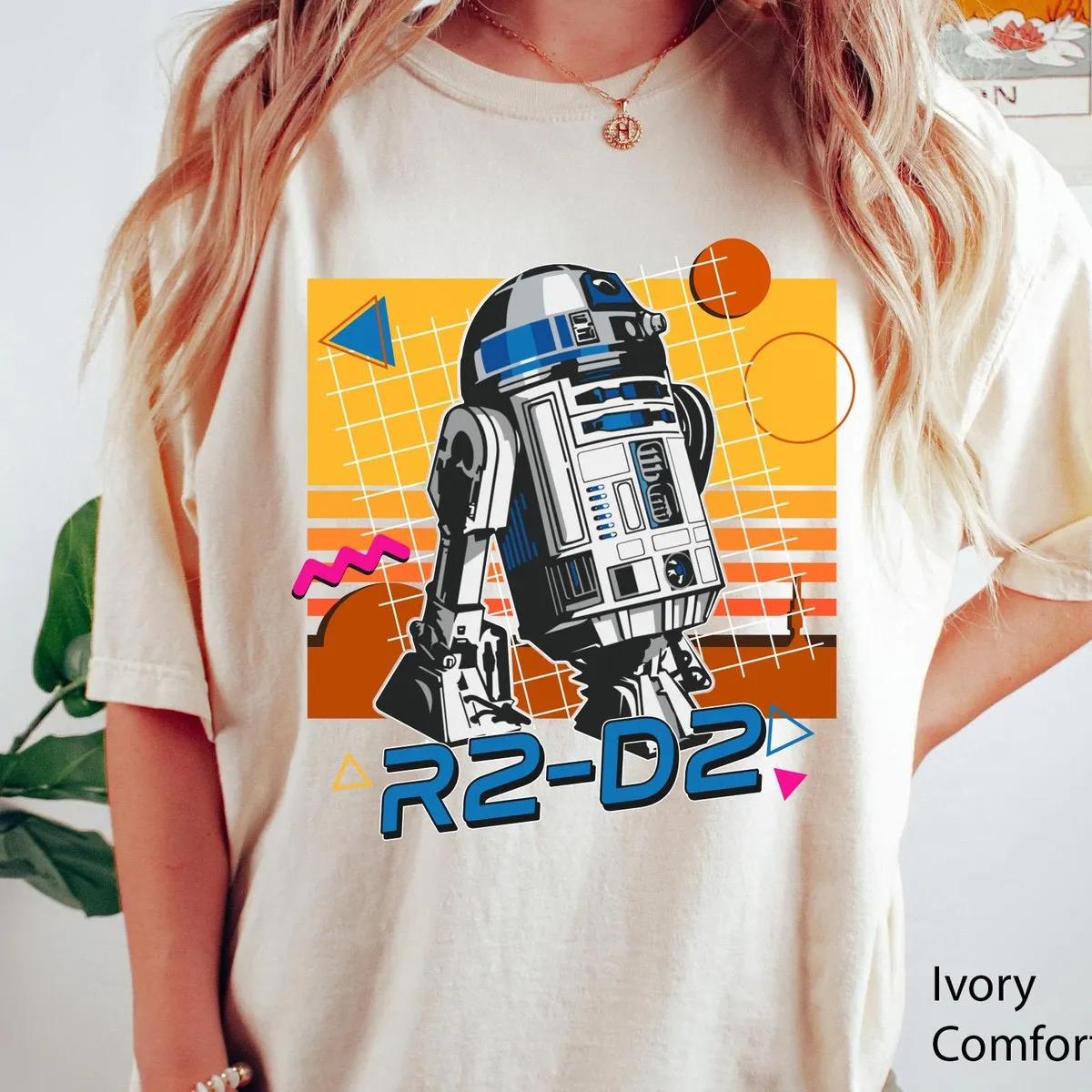 Neon R2D2 Droids Shirt Disney Star Wars Day Shirt 2