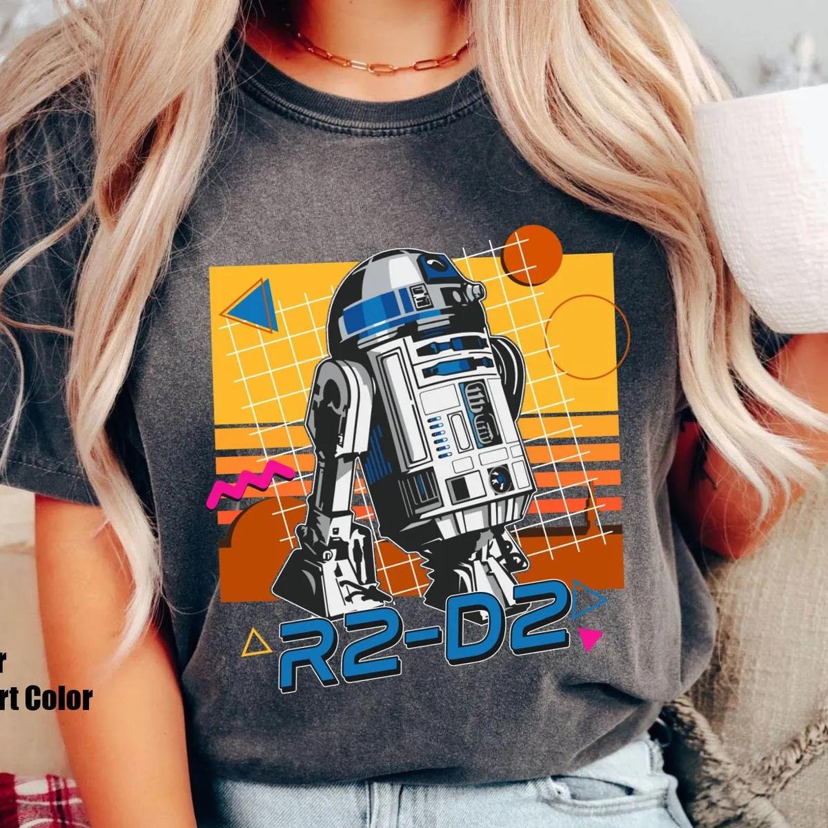 Neon R2D2 Droids Shirt Disney Star Wars Day Shirt 3