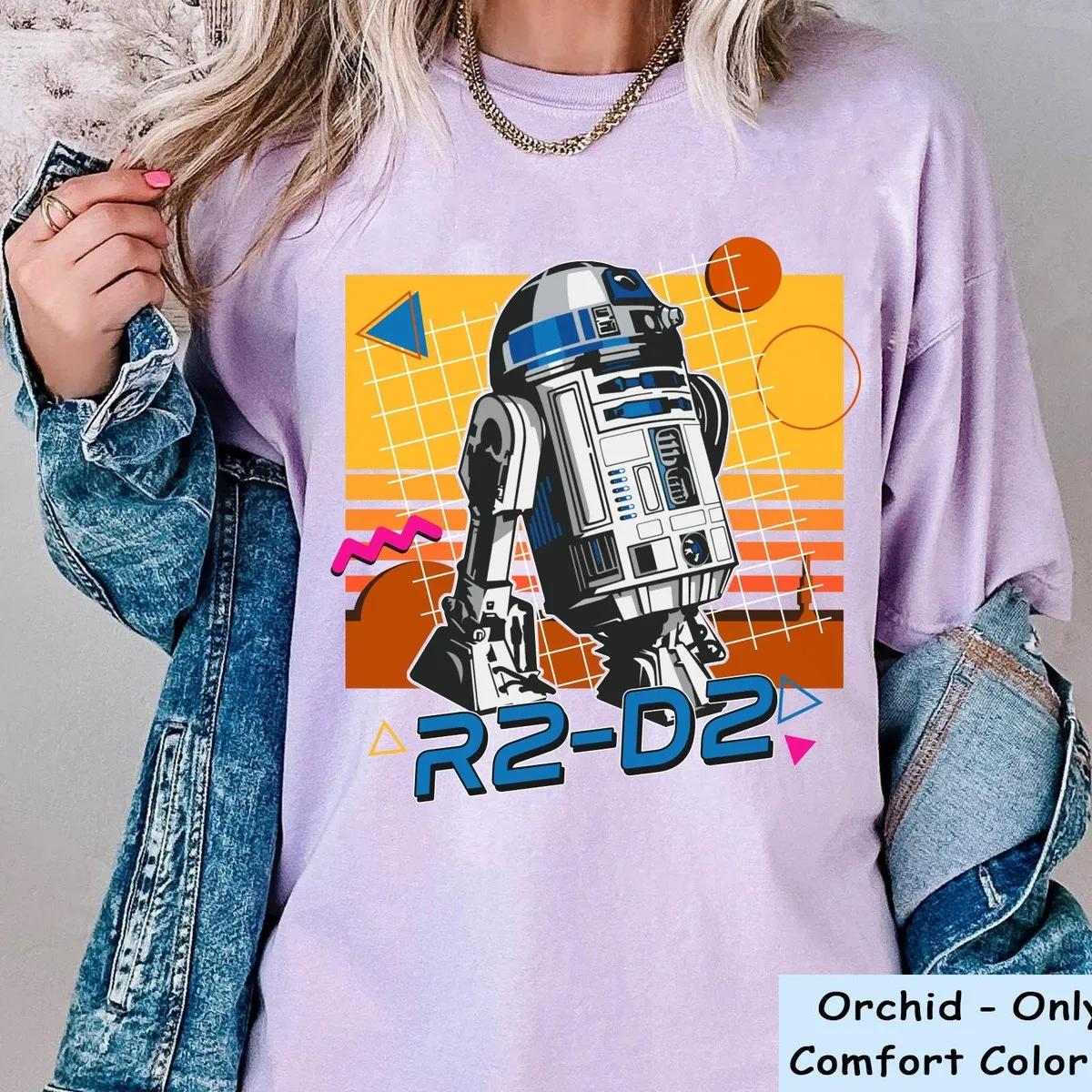 Neon R2D2 Droids Shirt Disney Star Wars Day Shirt 4