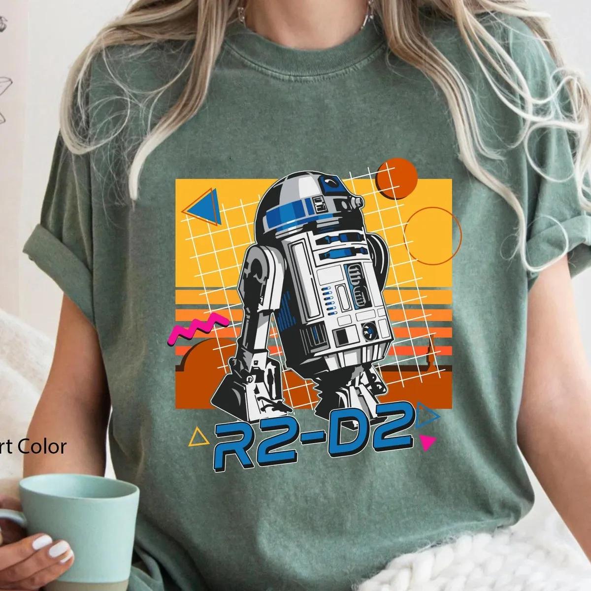 Neon R2D2 Droids Shirt Disney Star Wars Day Shirt 5