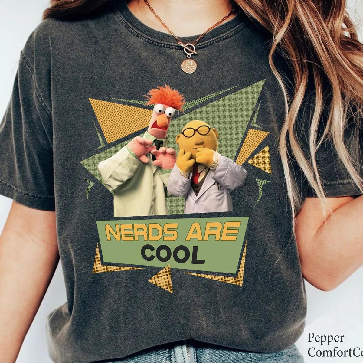 Nerds Are Cool Dr Bunsen Honeydew And Beaker The Muppets 90s Retro Shirt 2