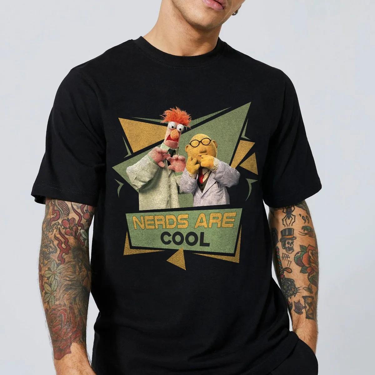 Nerds Are Cool Dr Bunsen Honeydew And Beaker The Muppets 90s Retro Shirt 4