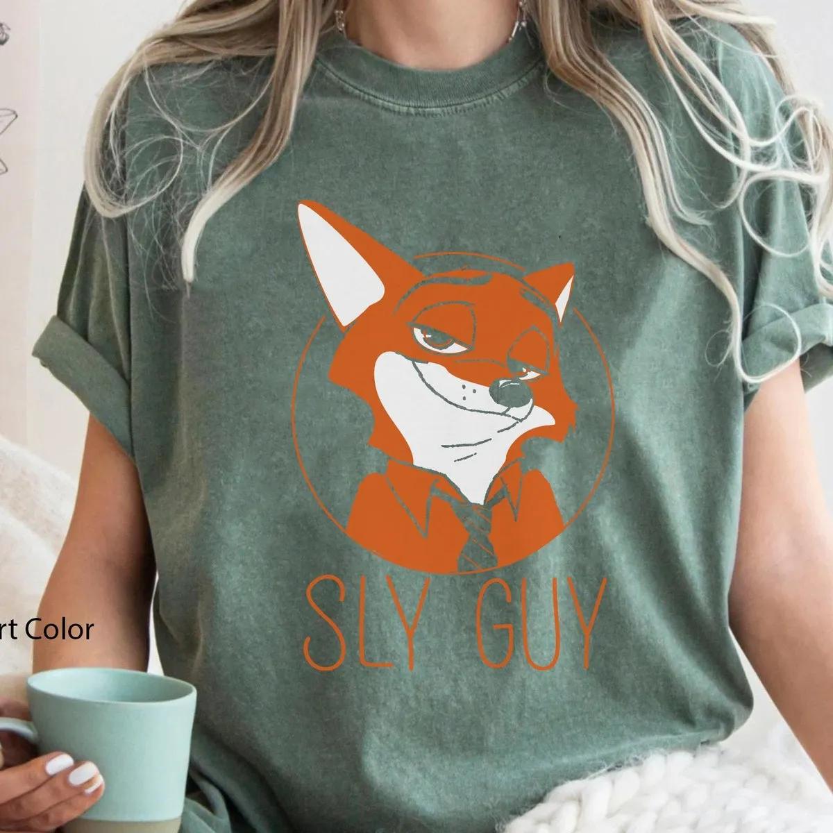 Nick Wilde Sly Guy Fox Shirt Zootopia Shirt 3