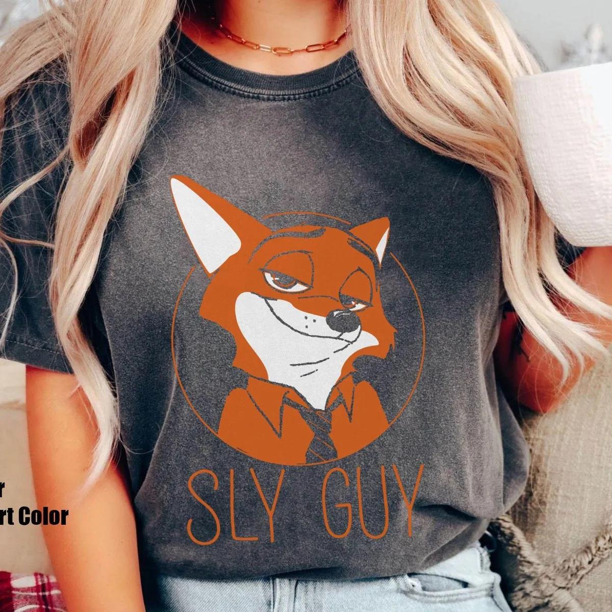 Nick Wilde Sly Guy Fox Shirt Zootopia Shirt 4