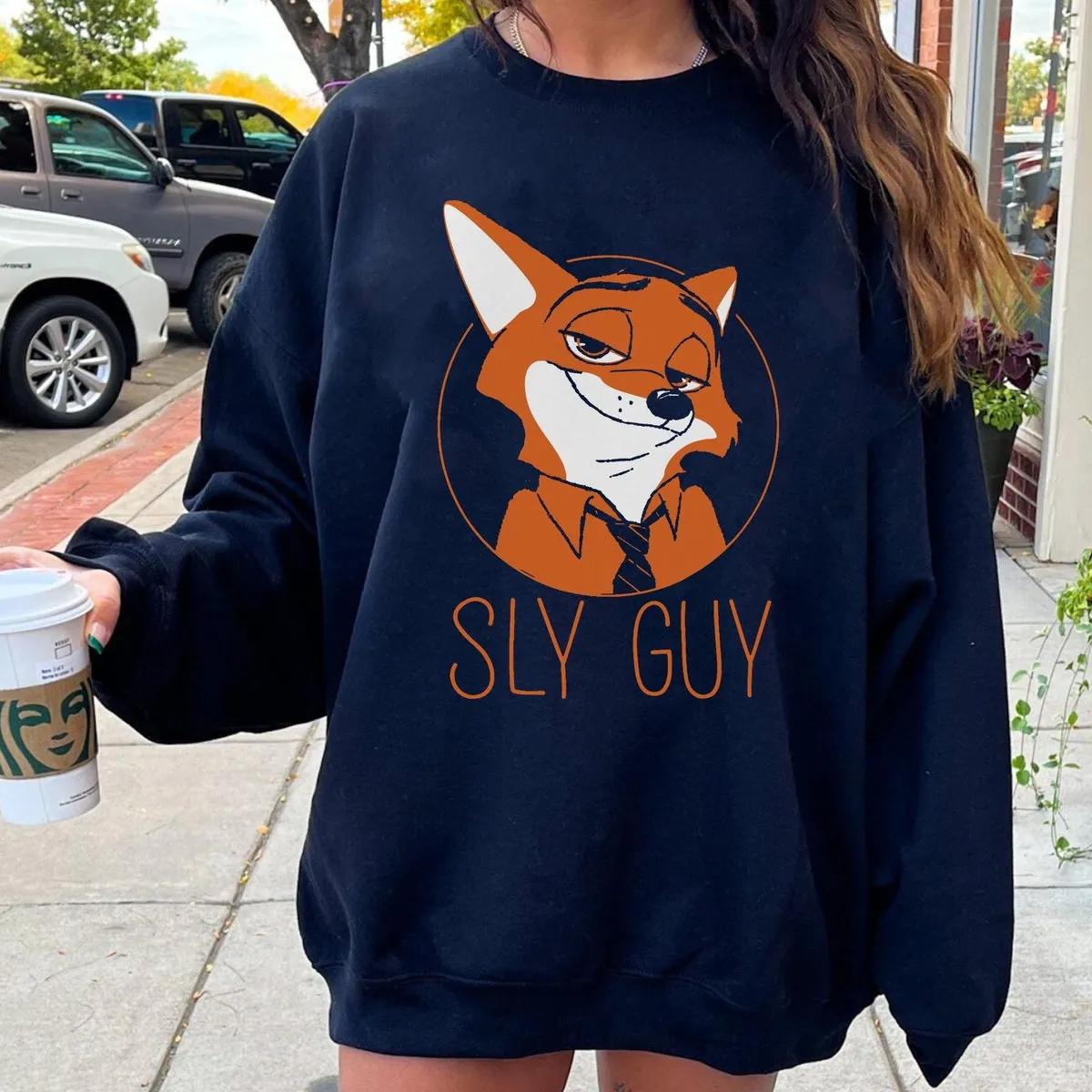 Nick Wilde Sly Guy Fox Shirt Zootopia Shirt 5