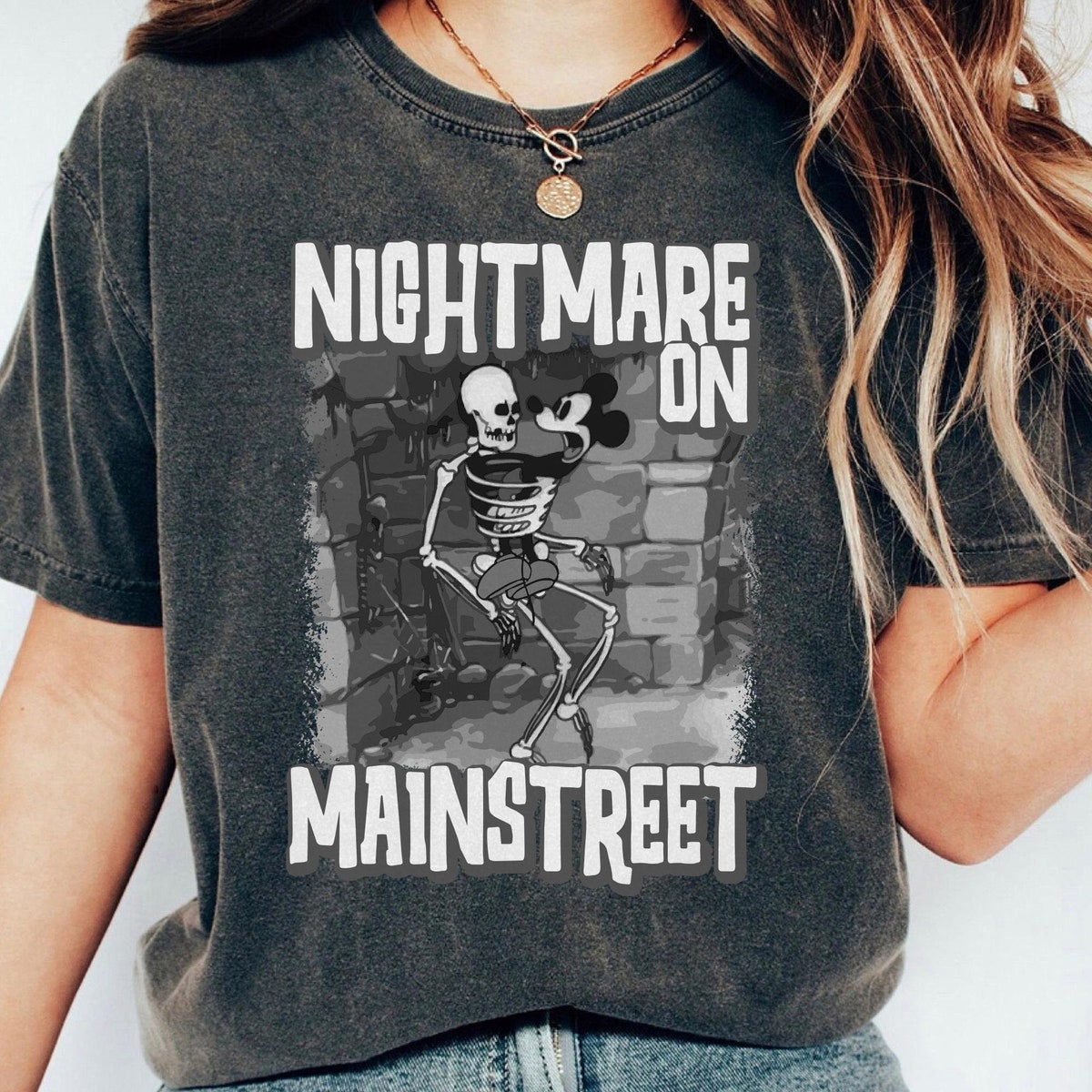 Nightmare On Mainstreet Mickey The Haunted House 1929 Halloween Shirt 1 1