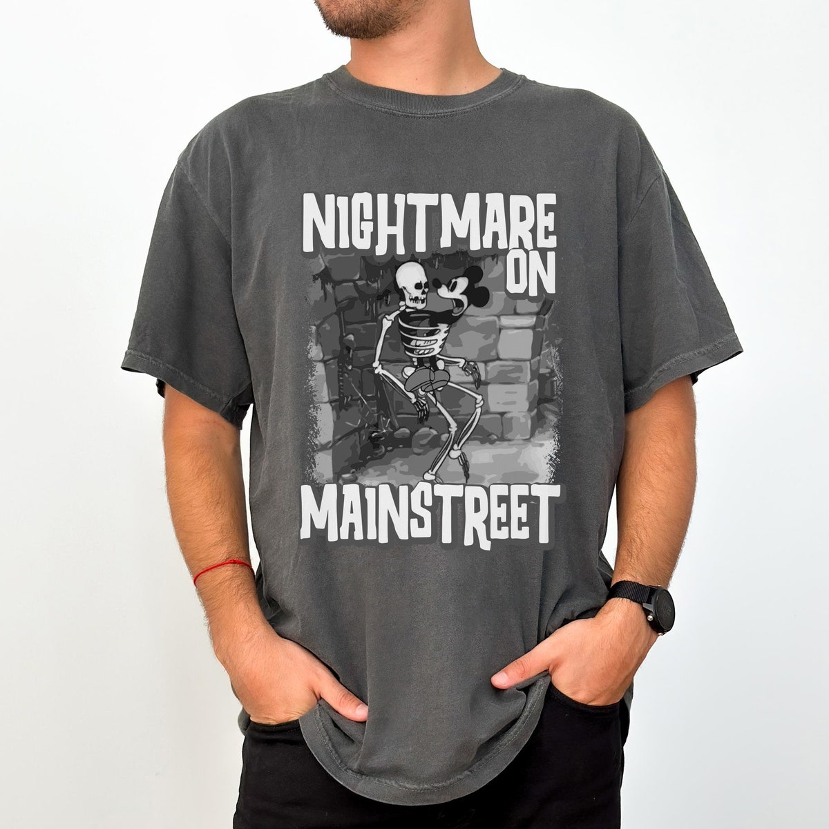 Nightmare On Mainstreet Mickey The Haunted House 1929 Halloween Shirt 4 1