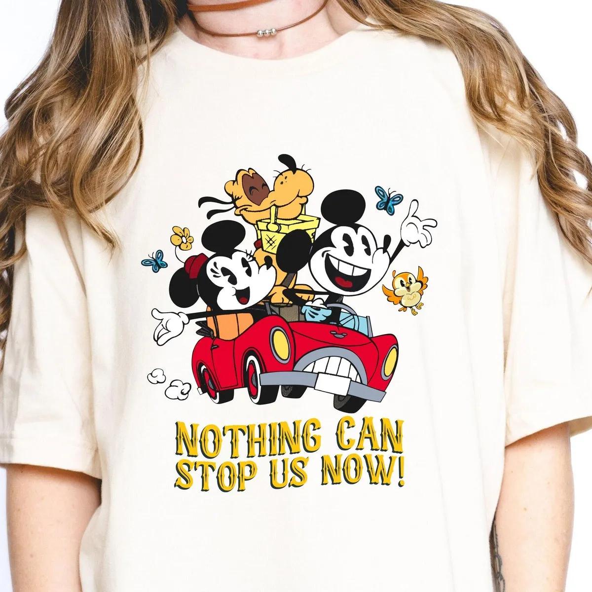 Nothing Can Stop Us Now Mickey Minnie Pluto Runaway Railway Shirt 2 1