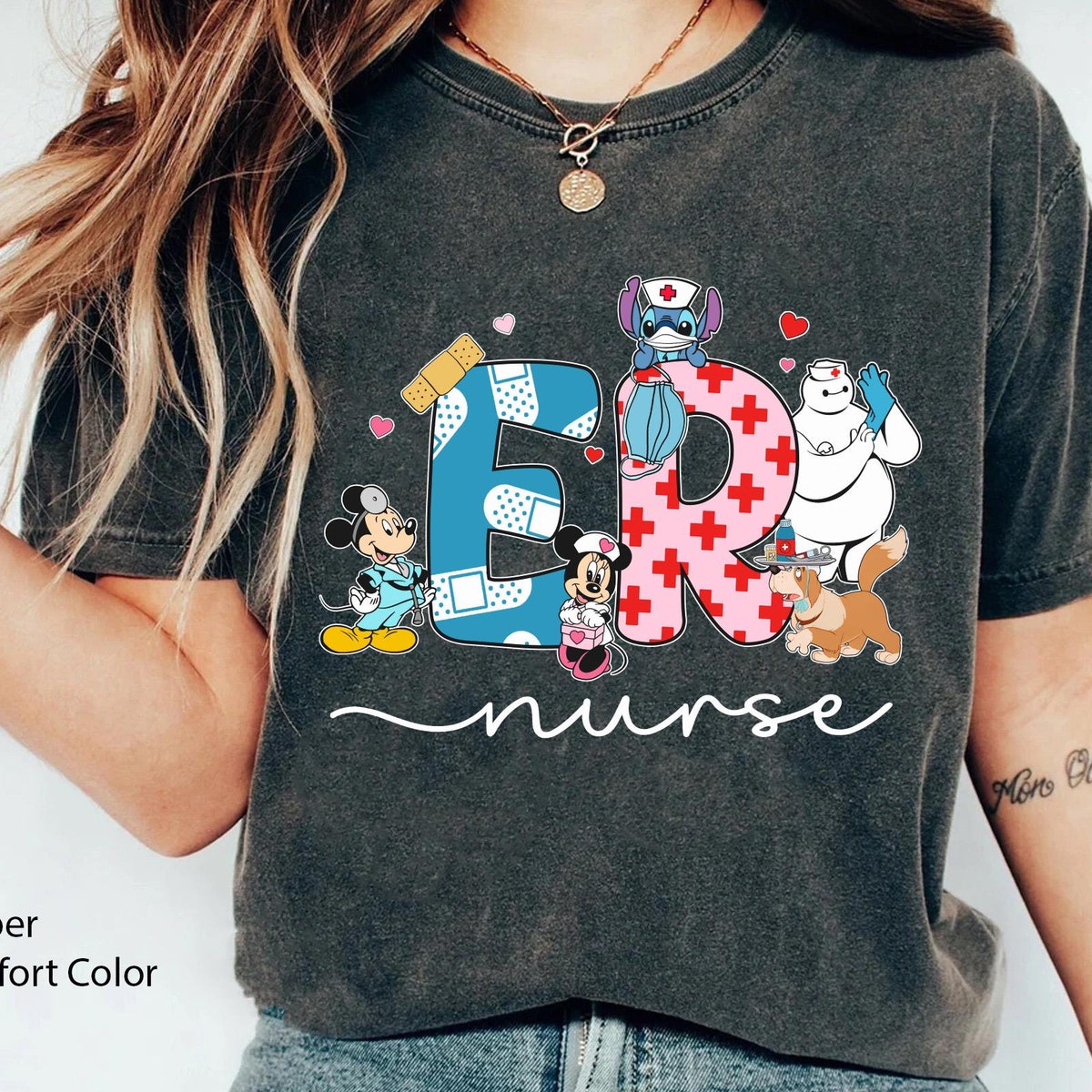 Nurse Characters Disney Shirt 3 1