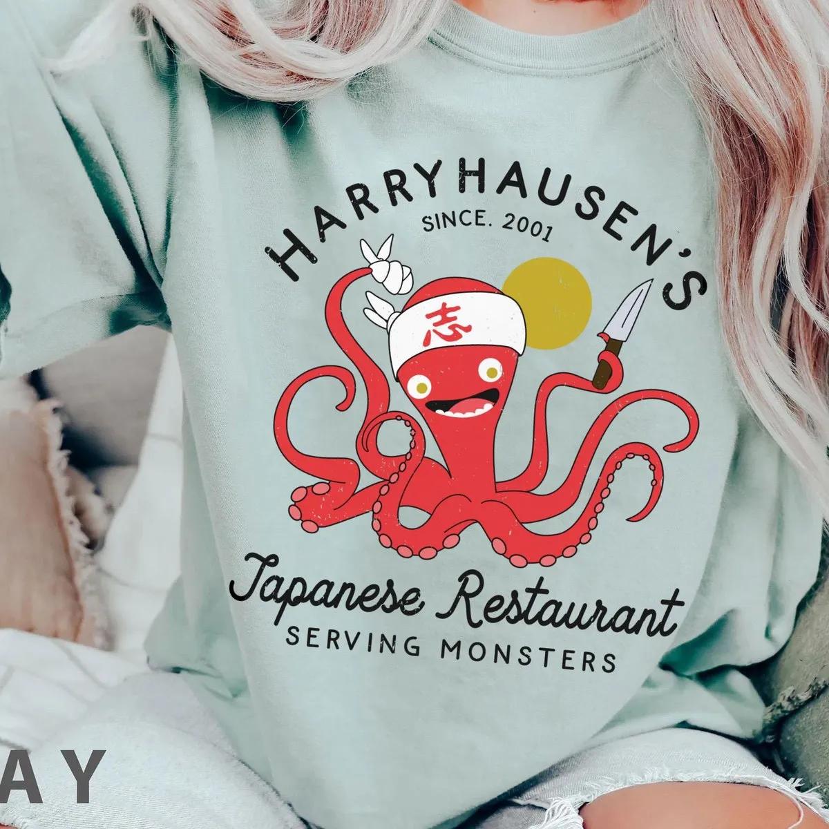 Octopus Chef Harryhausens Disney Shirt 3 1