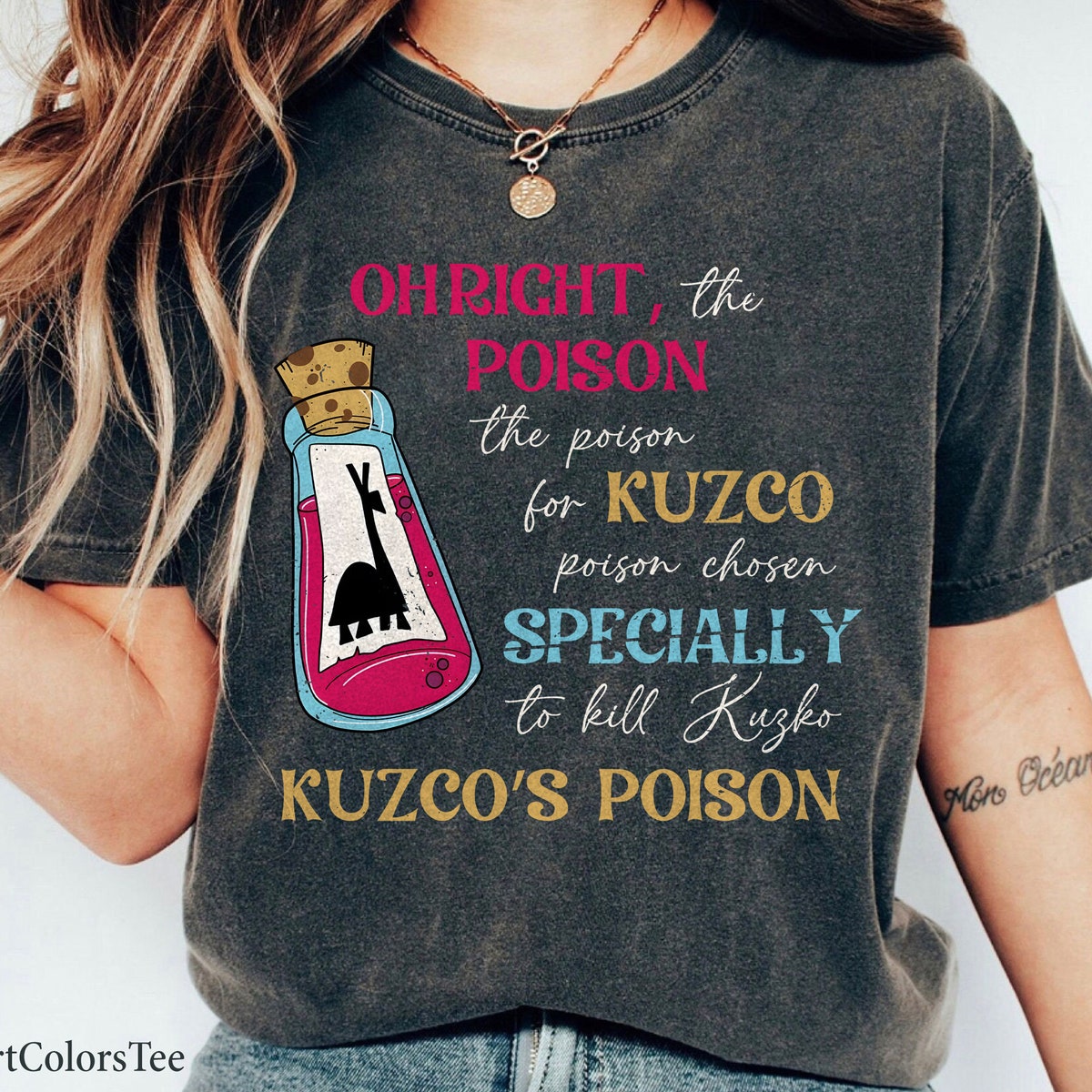 Oh Right The Poison Kuzco Emperors New Groove Shirt 1 1