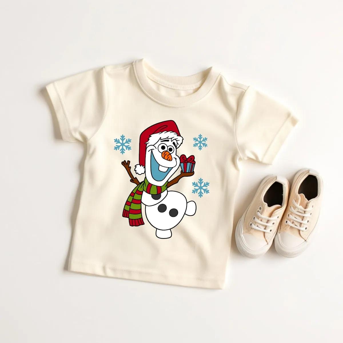 Olaf Christmas Shirt Disney Frozen Christmas Party Tee 4 1