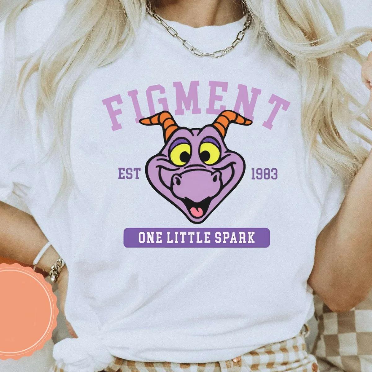 One Little Spark Purple Dragon Shirt Disney Figment Dragon Tee 3