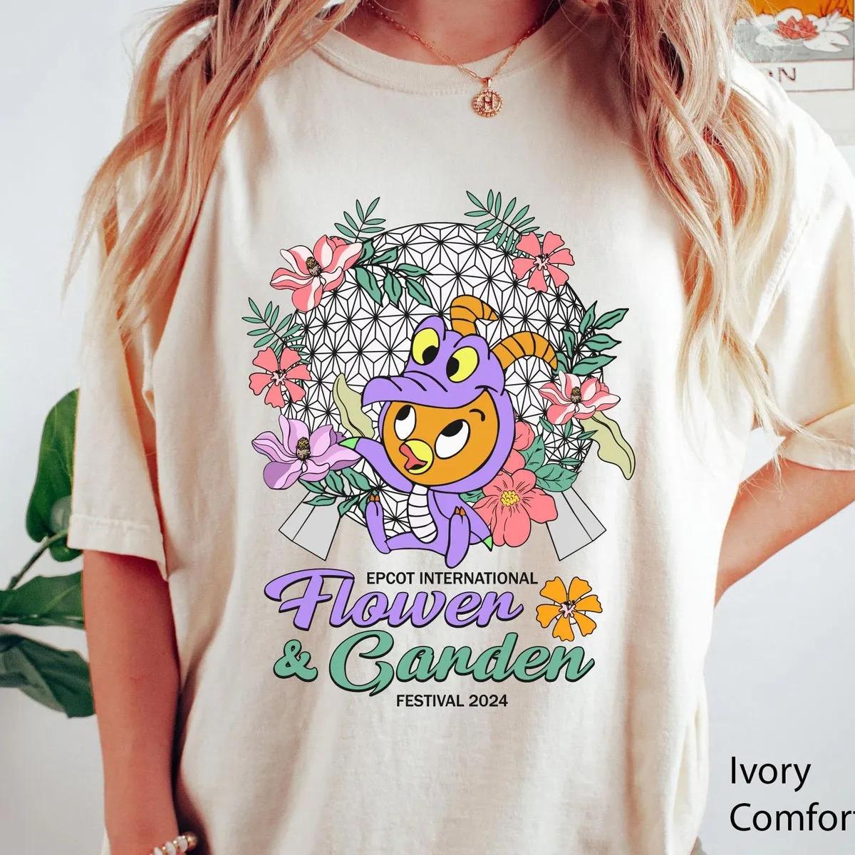 Orange Bird Figment Dragon Epcot Flower And Garden Festival Shirt 2