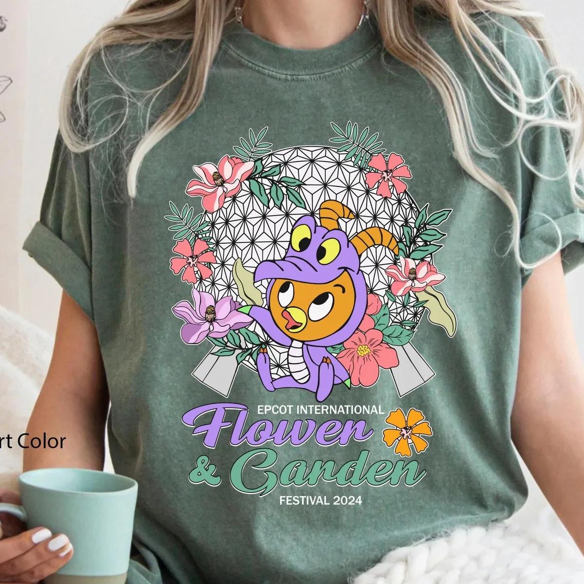 Orange Bird Figment Dragon Epcot Flower And Garden Festival Shirt 3