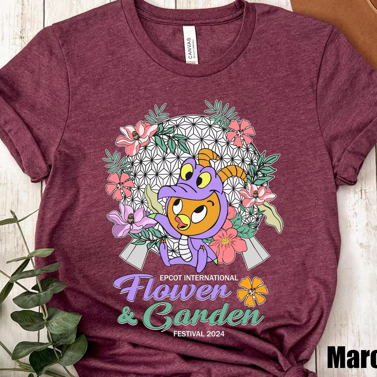 Orange Bird Figment Dragon Epcot Flower And Garden Festival Shirt 6