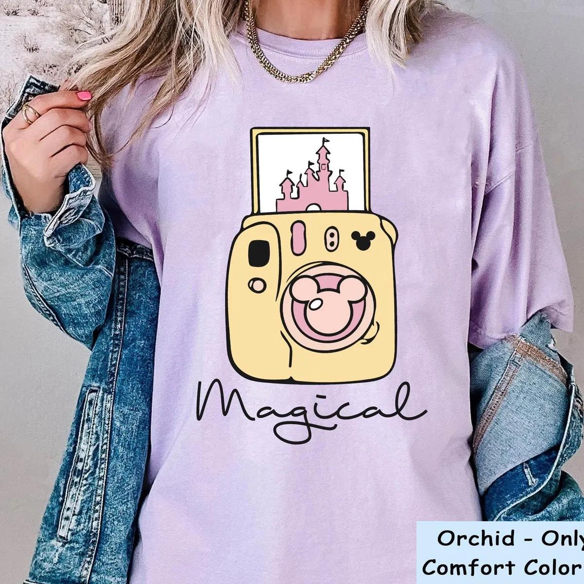 Pastel Castle Mickey Polaroid Magical Shirt 5