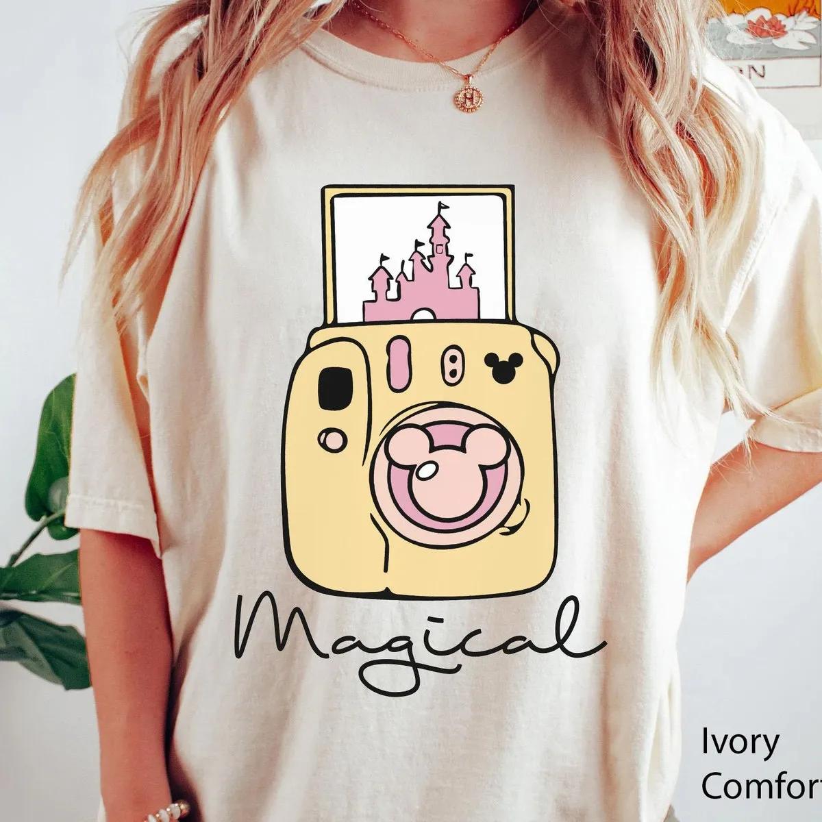 Pastel Castle Mickey Polaroid Magical Shirt 6