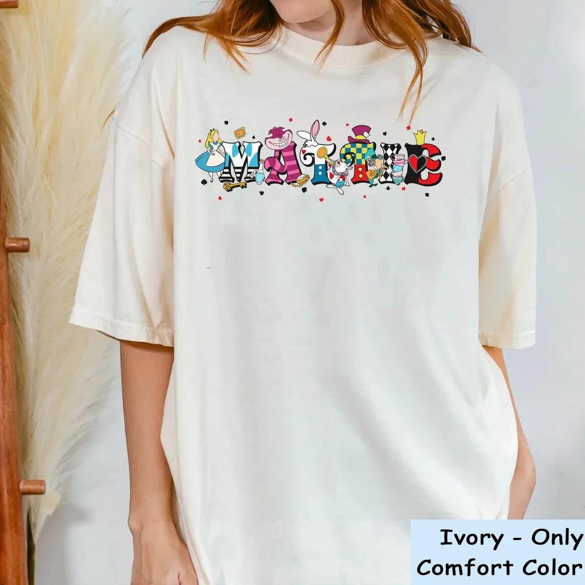 Personalized Alice In Wonderland Kid Shirt 2