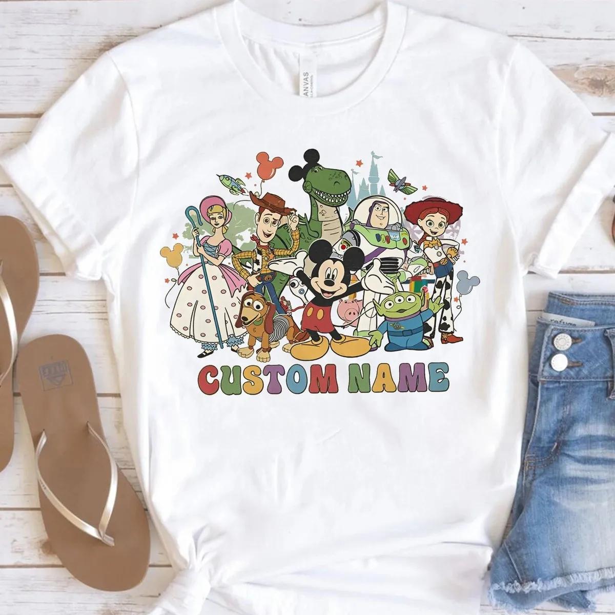 Personalized All Characters Group Disney Toy Story Shirt 3