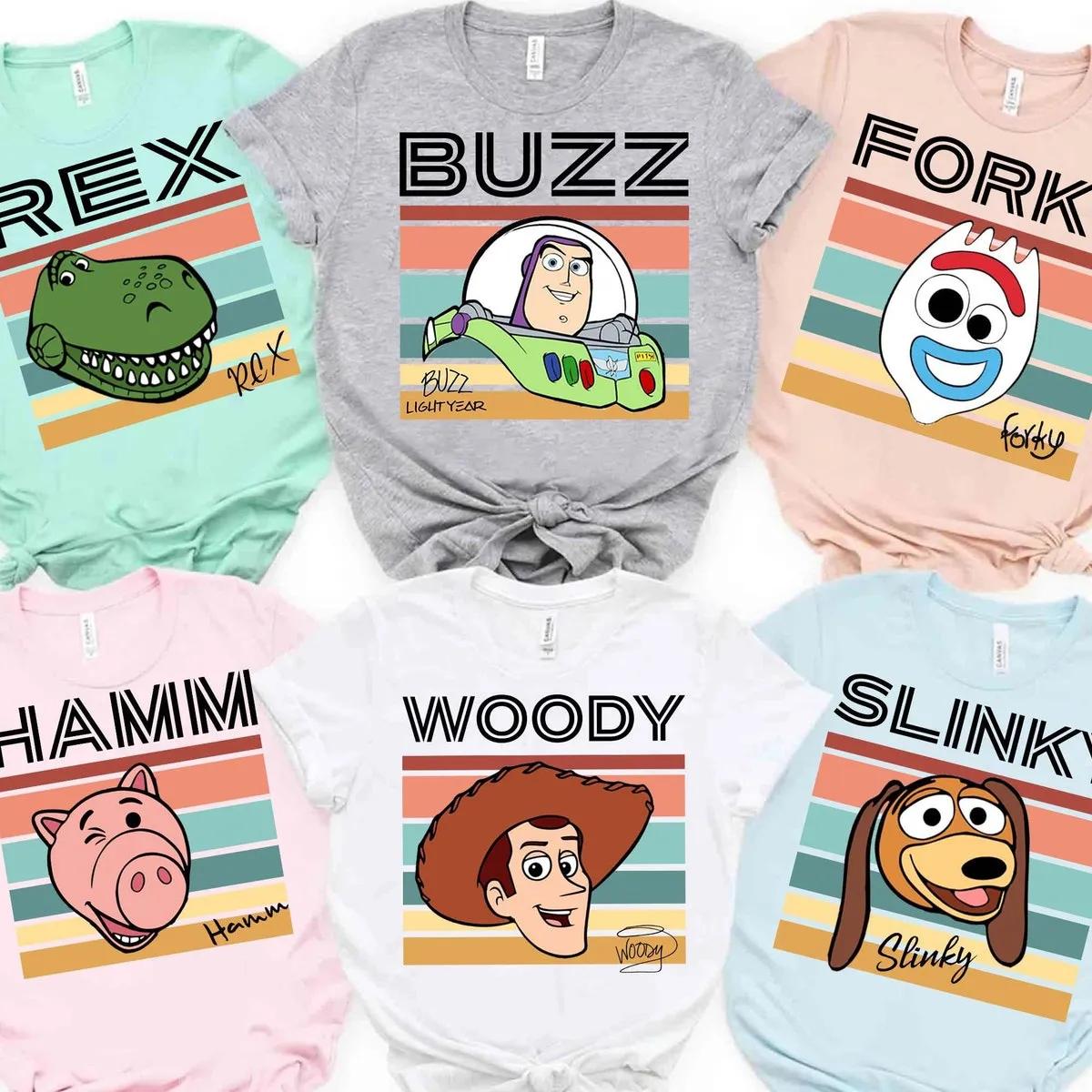 Personalized Buzz Woody Alien Disney Toy Story Characters Shirt 1