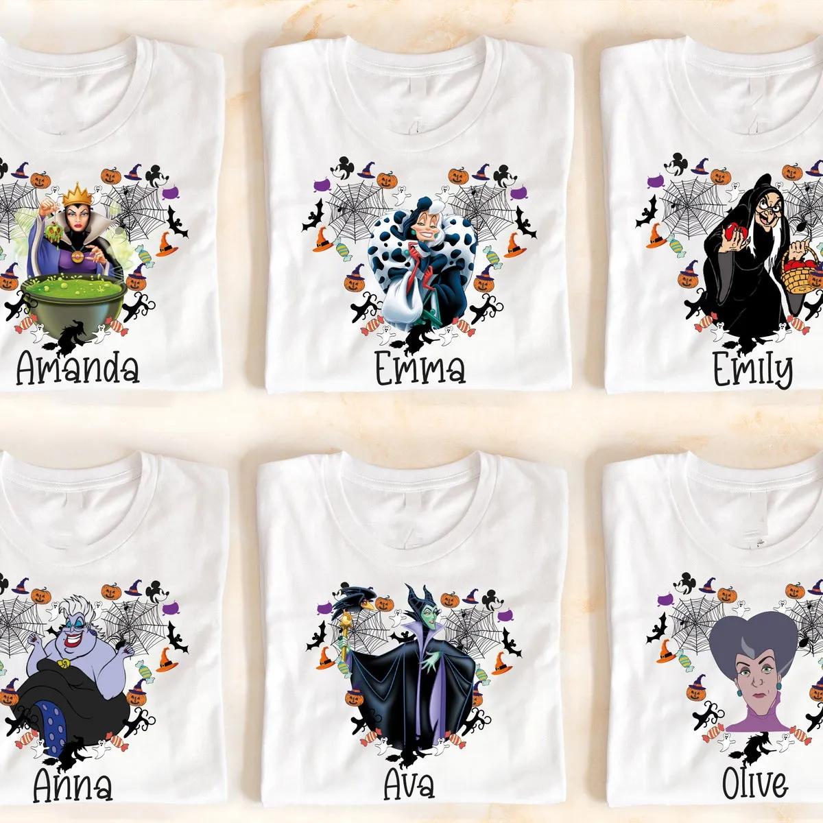 Personalized Disney Ursula Evil Queen Maleficent Witch Halloween Shirt 1