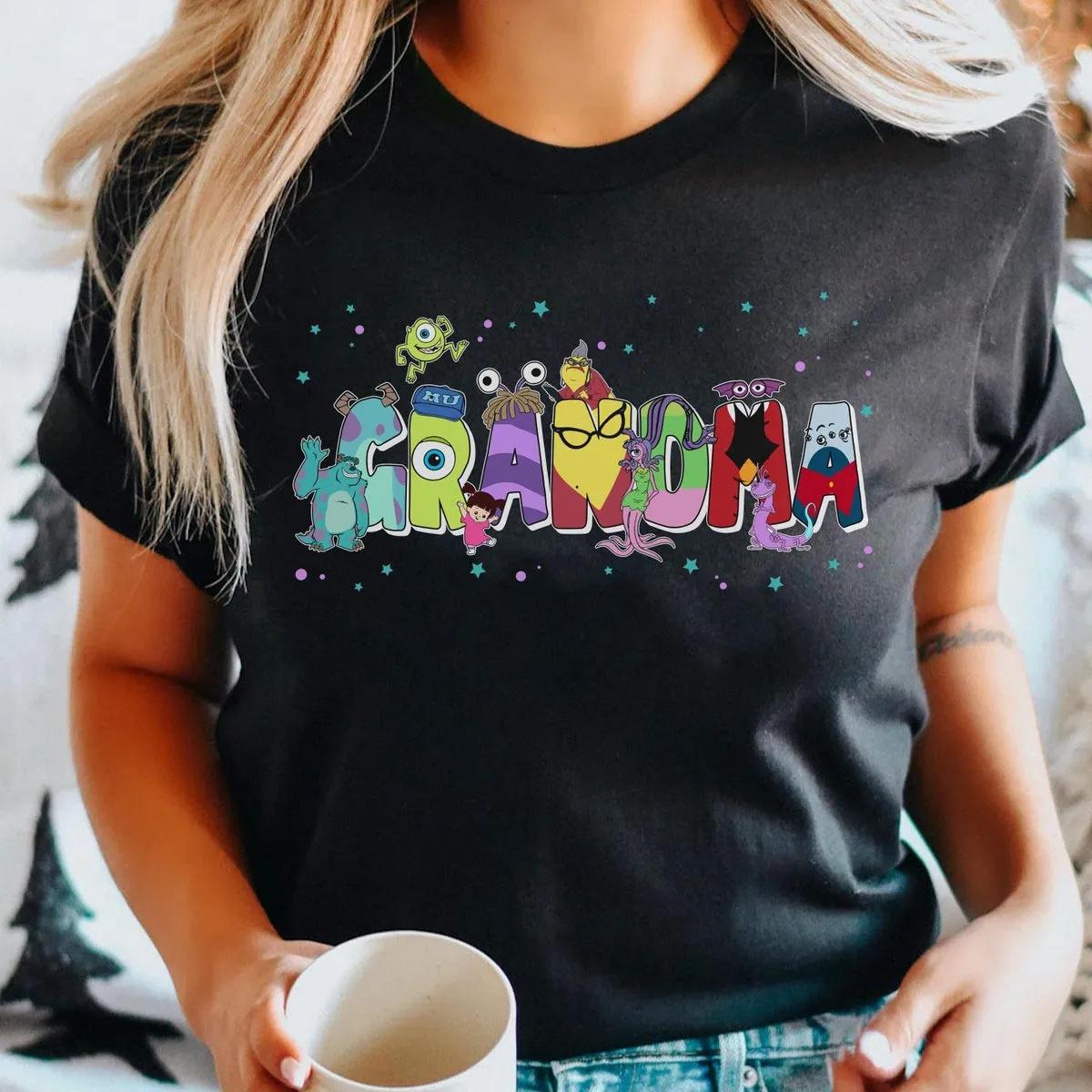 Personalized Grandma Monster Inc Shirt 3