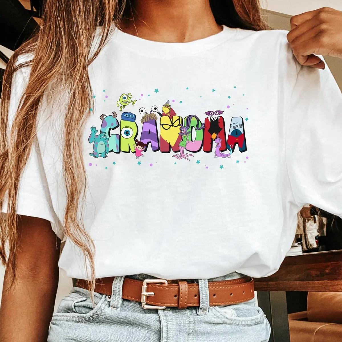 Personalized Grandma Monster Inc Shirt 4