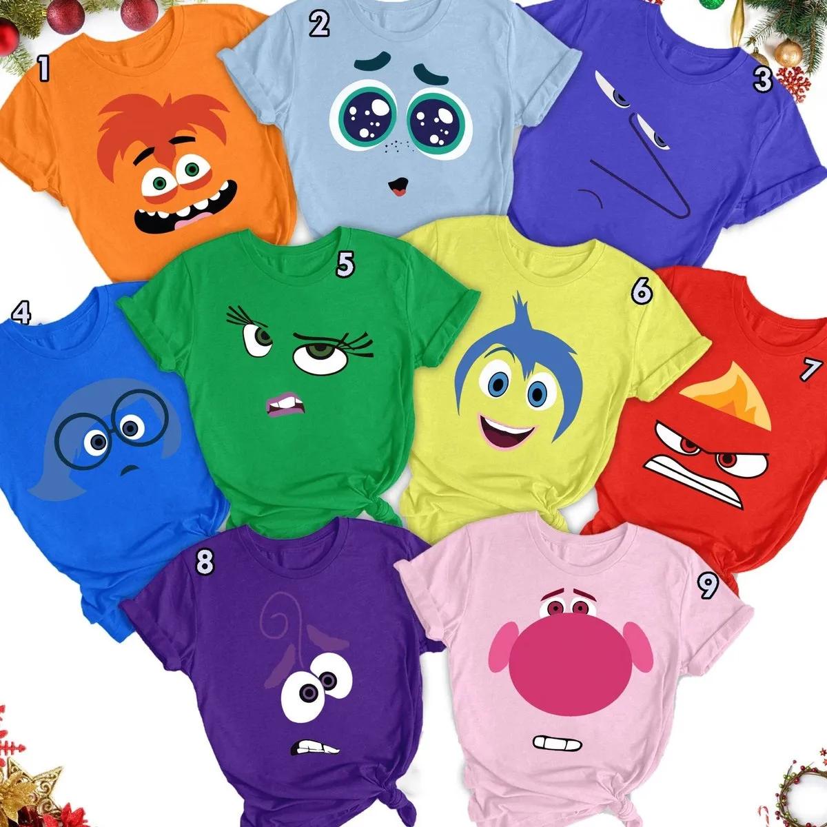 Personalized Inside Out Characters Disney Shirt 1