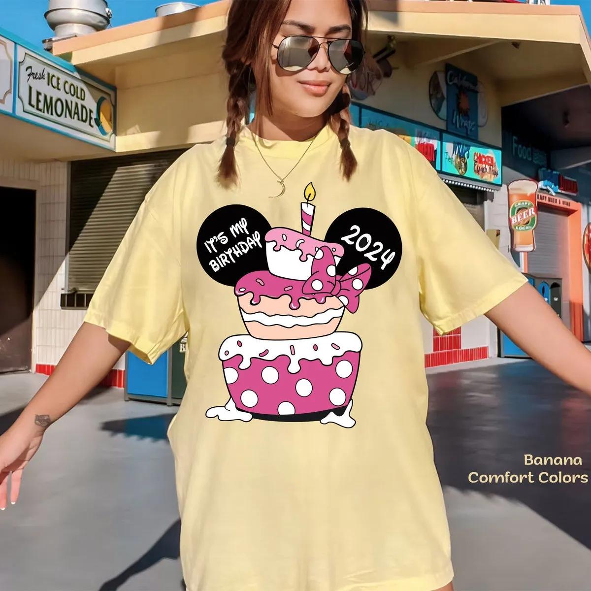 Personalized Mickey And Friends Its My Birthday Cake Shirt 3