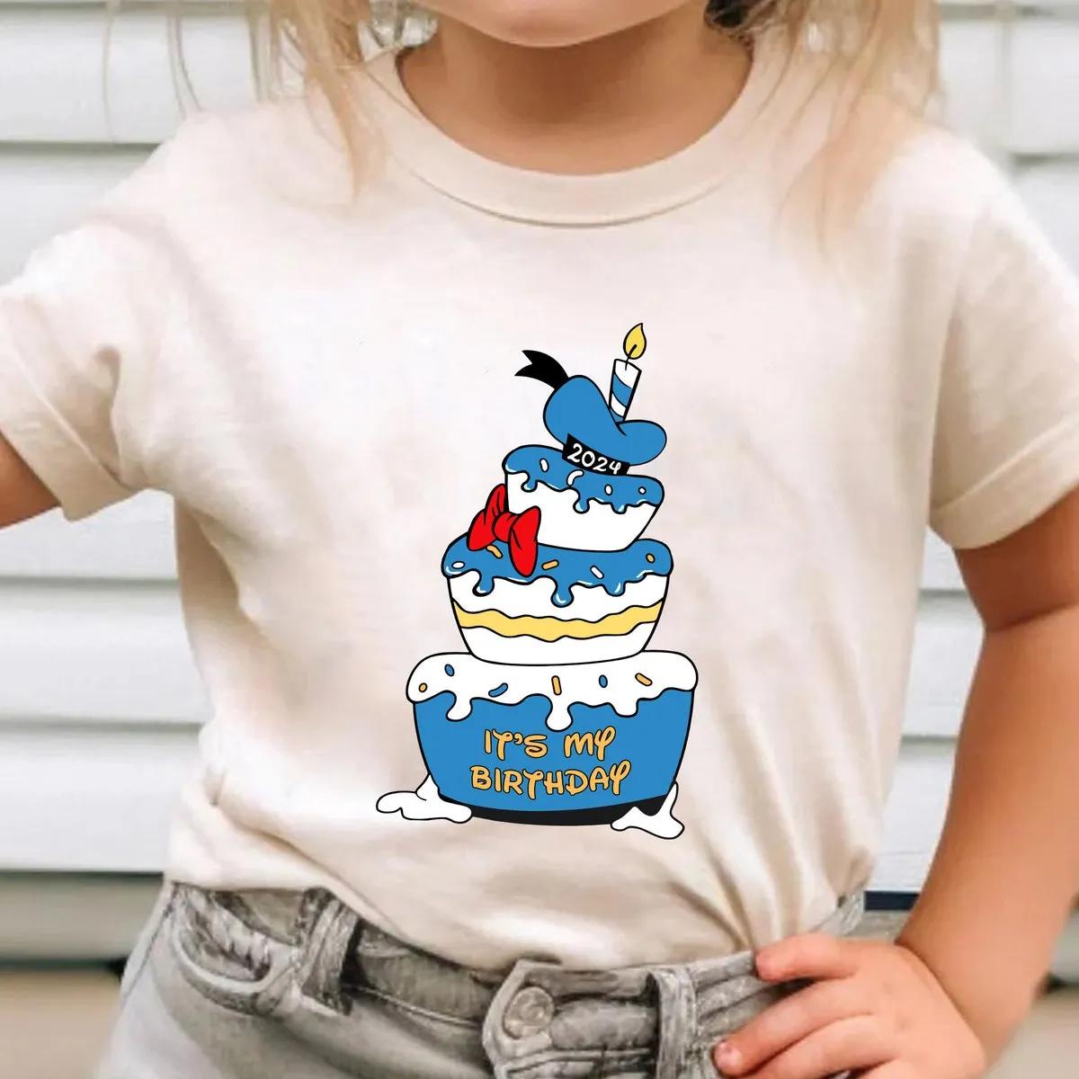 Personalized Mickey And Friends Its My Birthday Cake Shirt 5