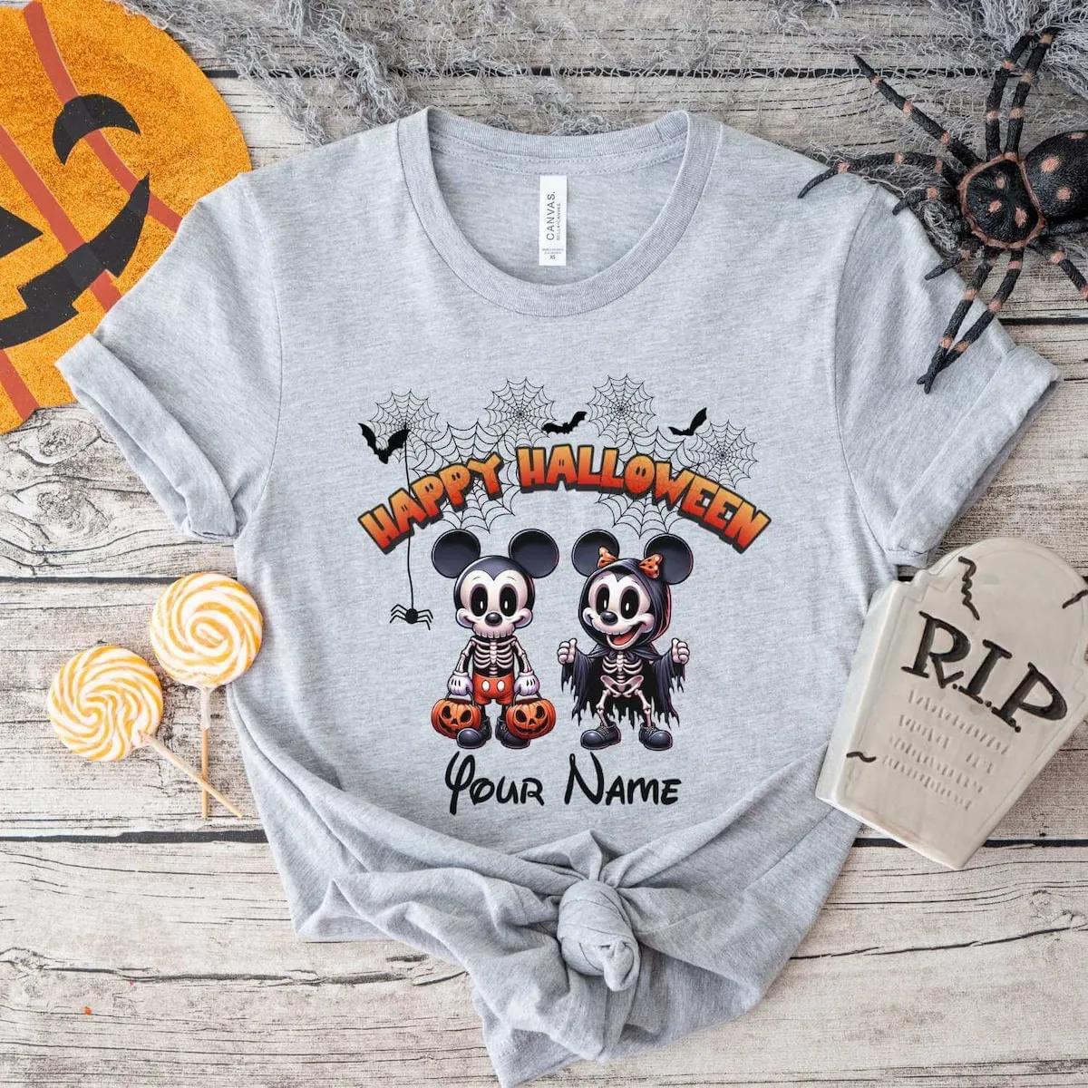 Personalized Mickey Halloween Party Shirt 2