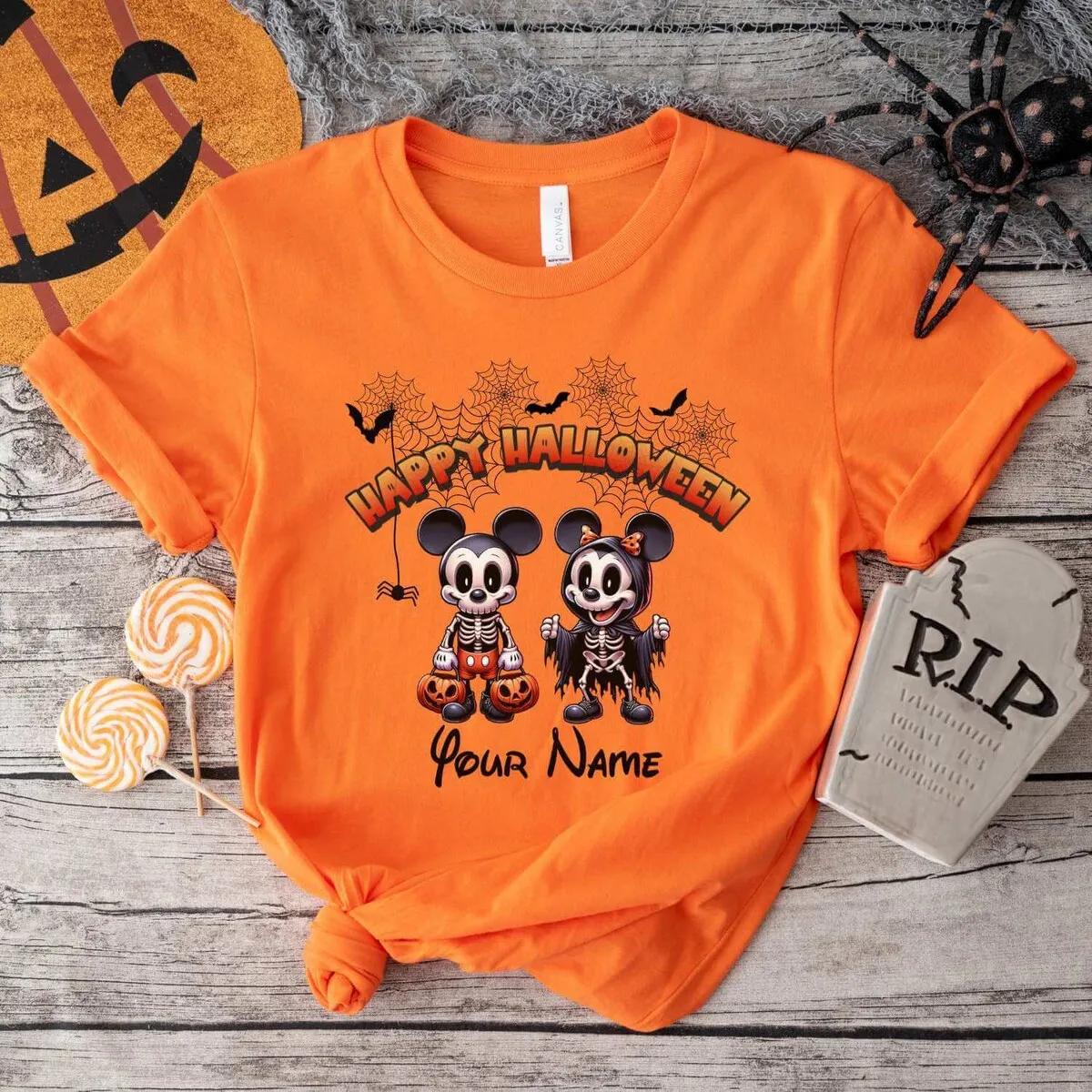 Personalized Mickey Halloween Party Shirt 3