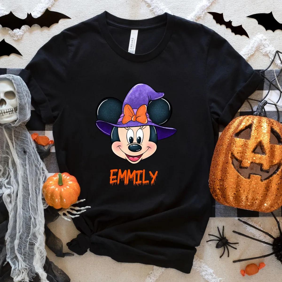 Personalized Minnie Mouse Halloween Shirt 1